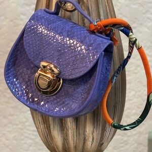 Stylish Purple Bag Charm / Keychain